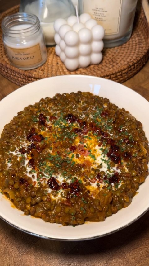 Lentilles façon butter chicken