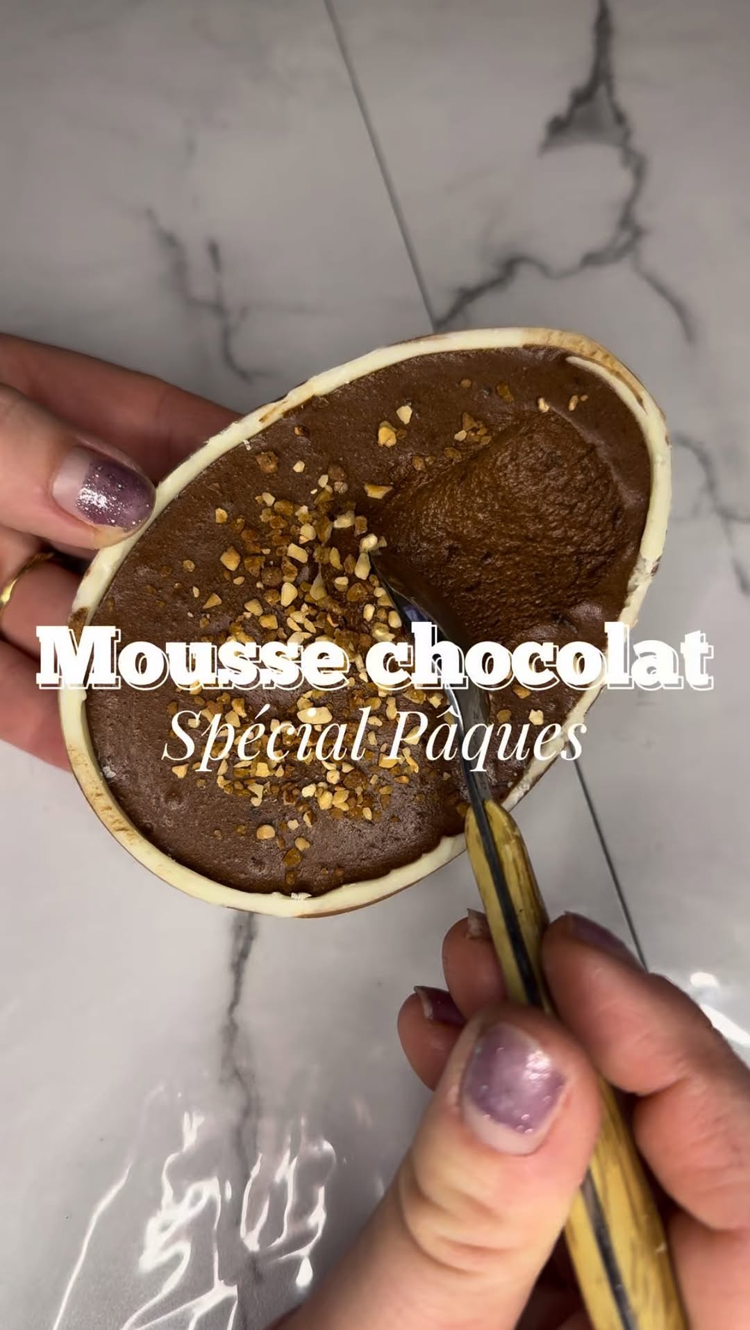 Mousse chocolat spécial Pâques