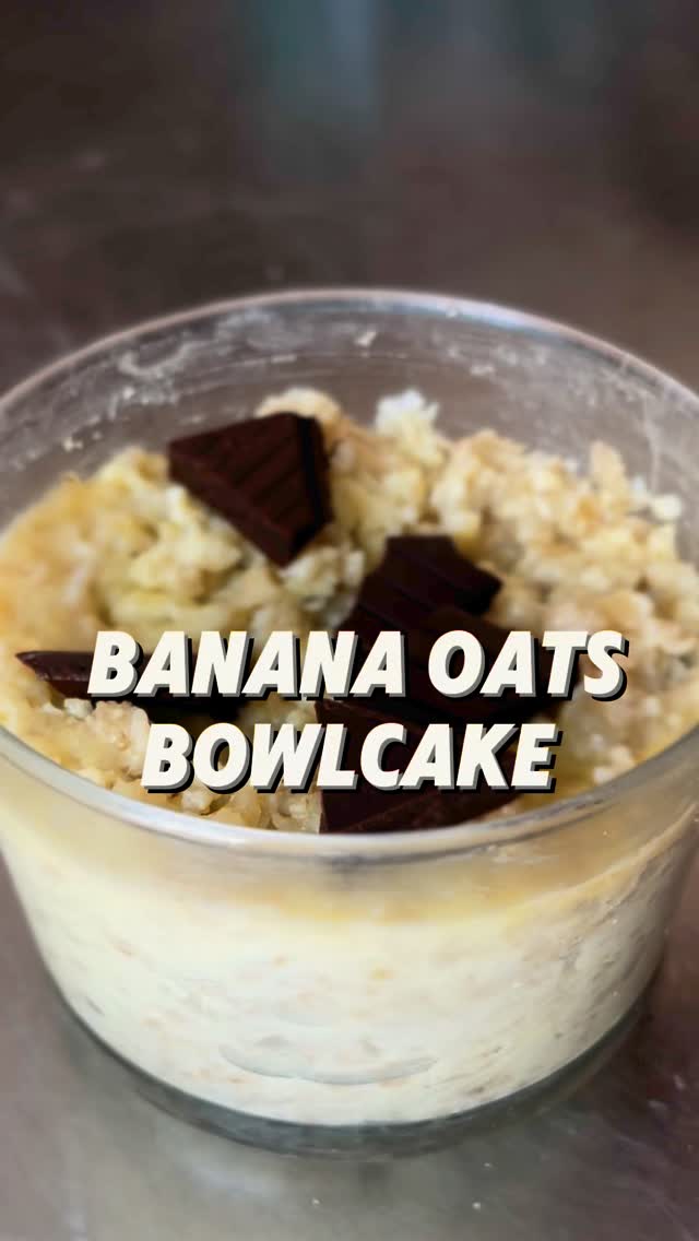 Gâteau Minute à la Banane et aux Flocons d’Avoine