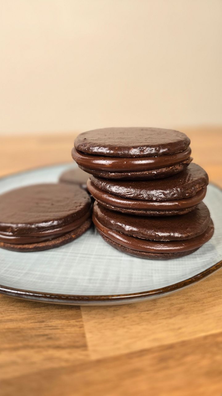 Sablés chocolat noisette et caramel chocolat