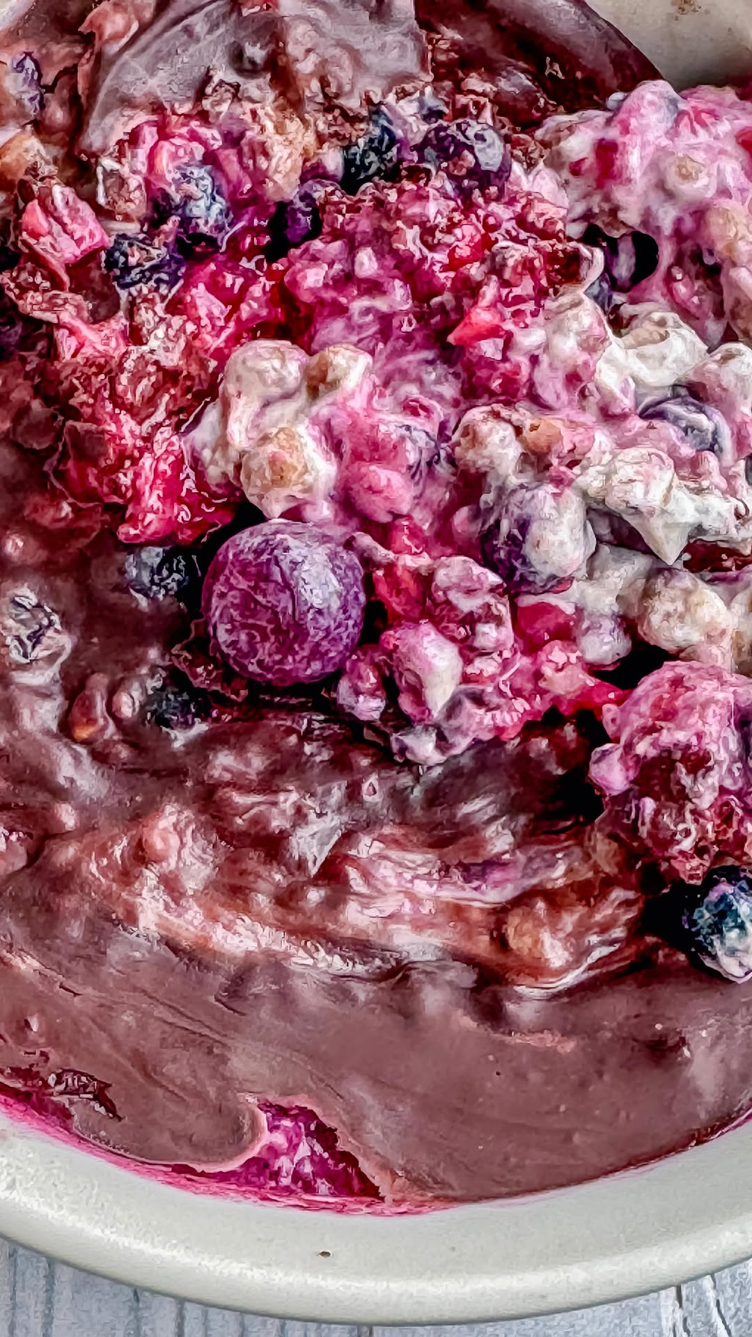 Overnight Oats Chocolat Fruits Rouges