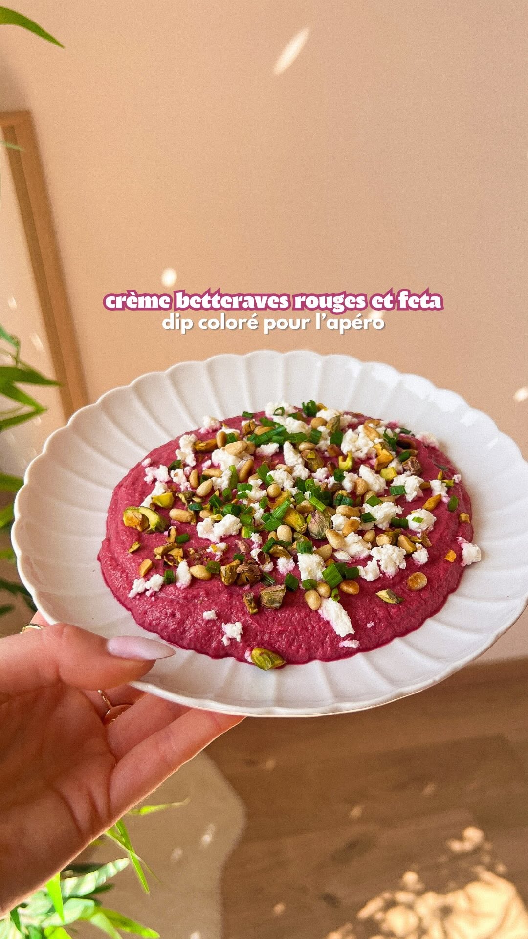 Crème de betteraves rouges & fêta