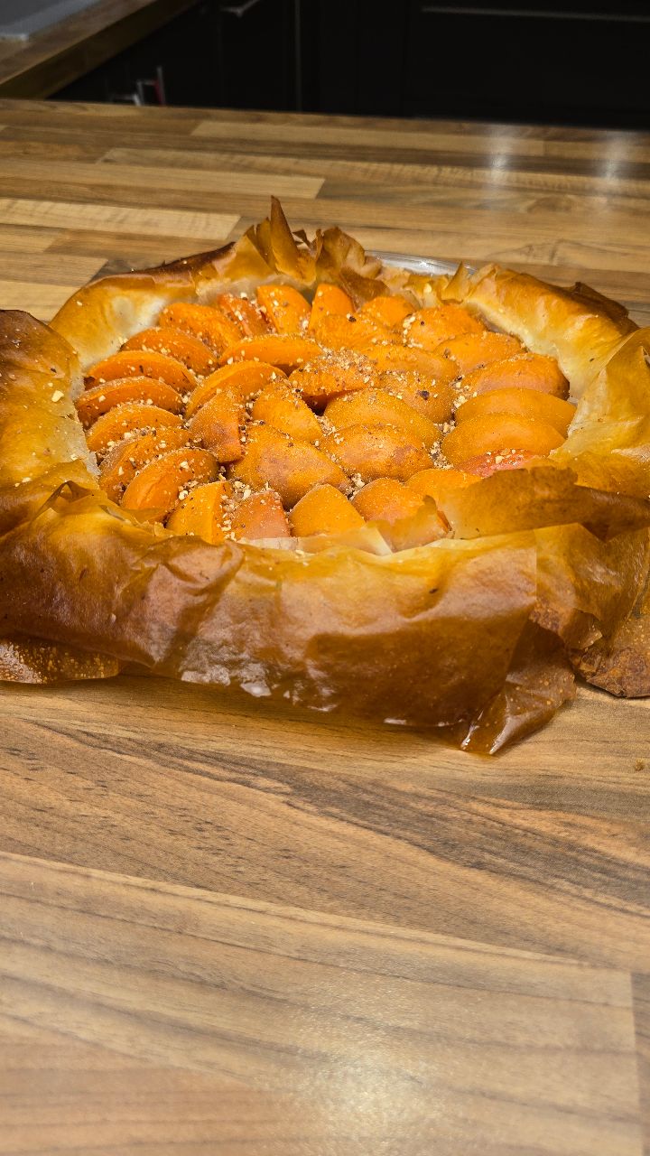 Tarte à l’abricot express