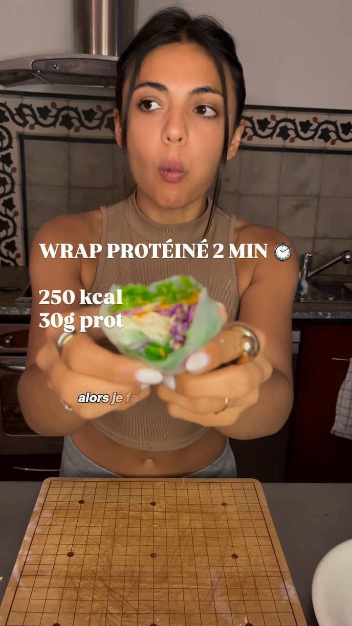 Wrap facile et healthy au poulet