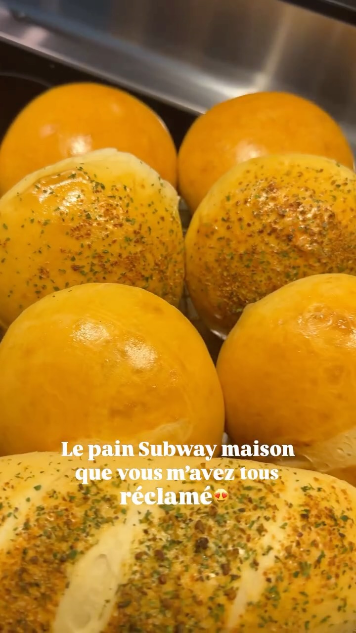 Pain Moelleux Style Subway au Parmesan