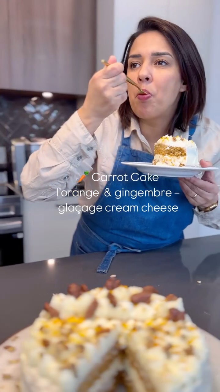 Carrot Cake à l’orange et au gingembre